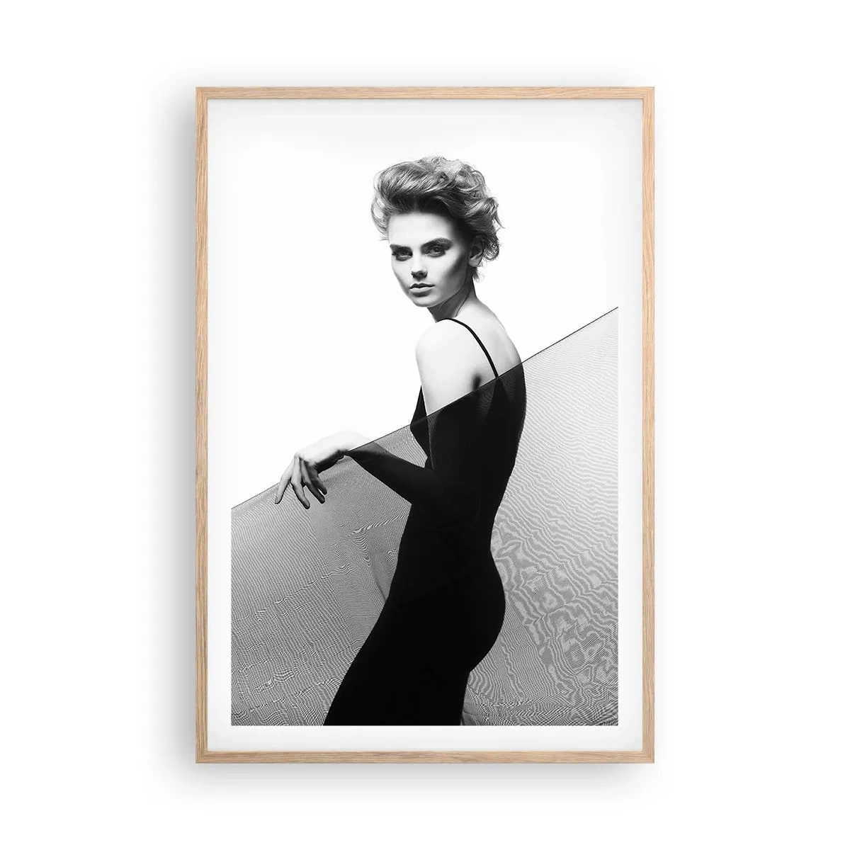 Een poster in een licht eiken lijst - Magnetische blik - 61x91 cm