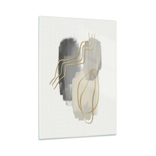 Schilderen op glas - Duur en beweging - 50x70 cm