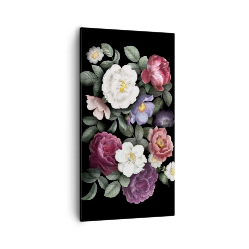 Schilderen op canvas - Uit de Engelse tuin - 55x100 cm