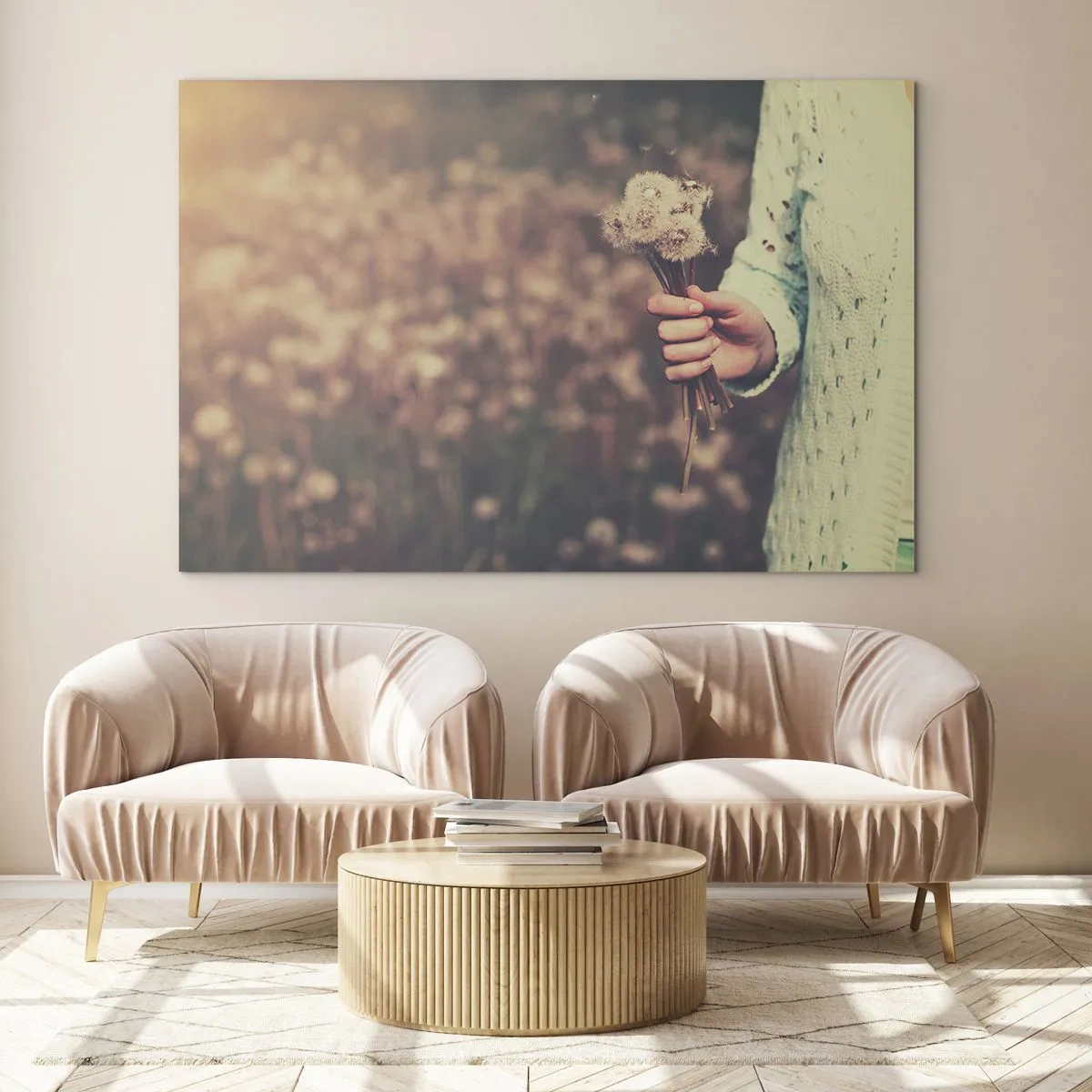 Schilderen op glas - Bewaar ze alsjeblieft - 100x70 cm