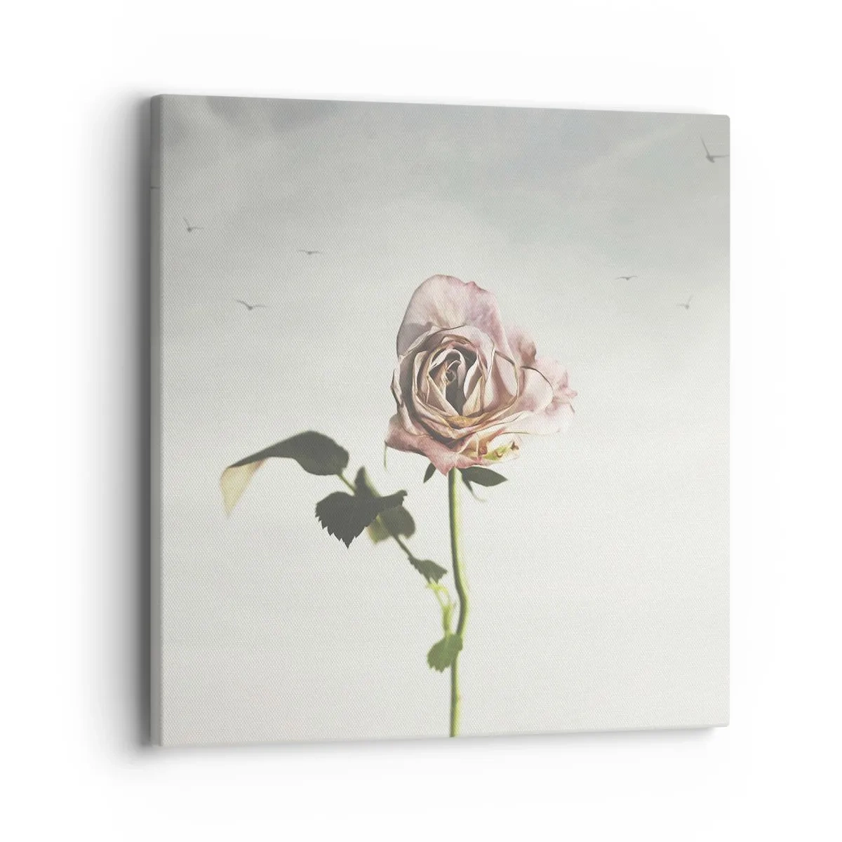 Schilderen op canvas - Begroeting van de lente - 40x40 cm