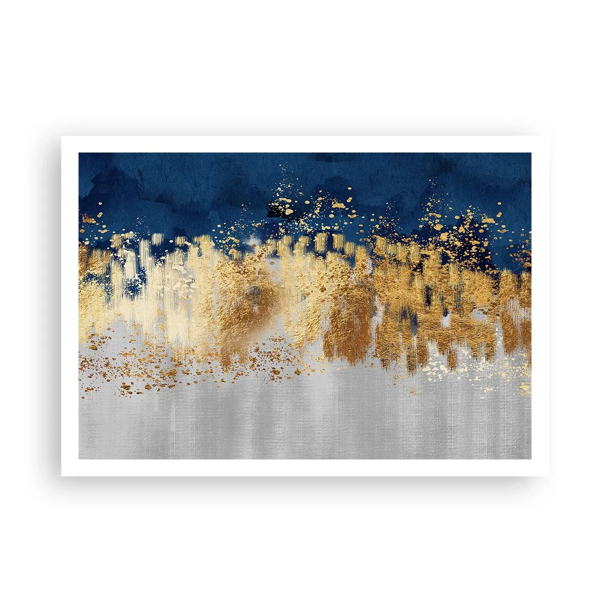 Poster - Een moderne compositie met sprankeling - 100x70 cm