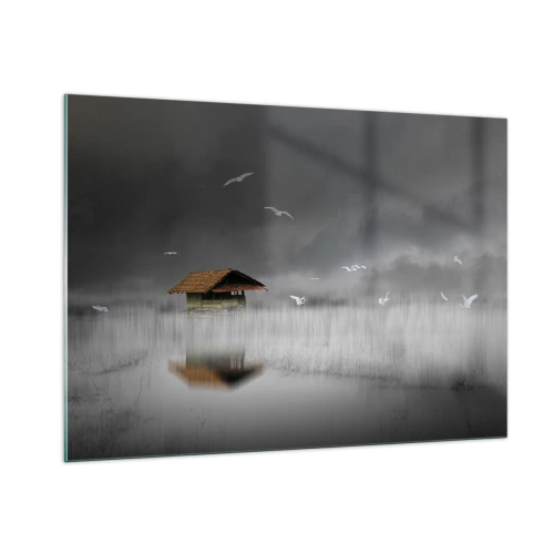 Schilderen op glas - Beschutting tegen regen - 100x70 cm