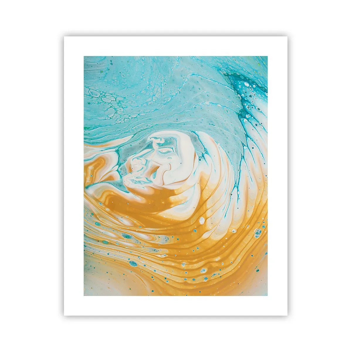 Poster - Pastel werveling - 40x50 cm