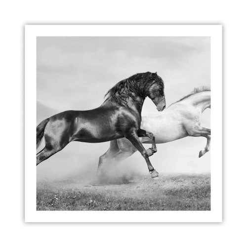 Poster - Engelen en duivels - 60x60 cm