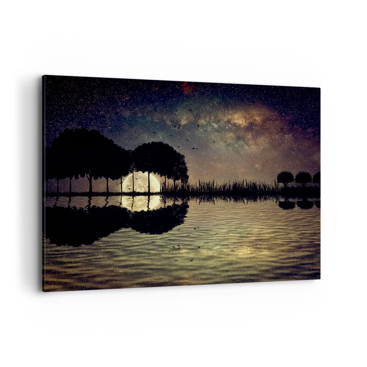 Schilderen op canvas - Nacht aan het einde van de wereld - 100x70 cm