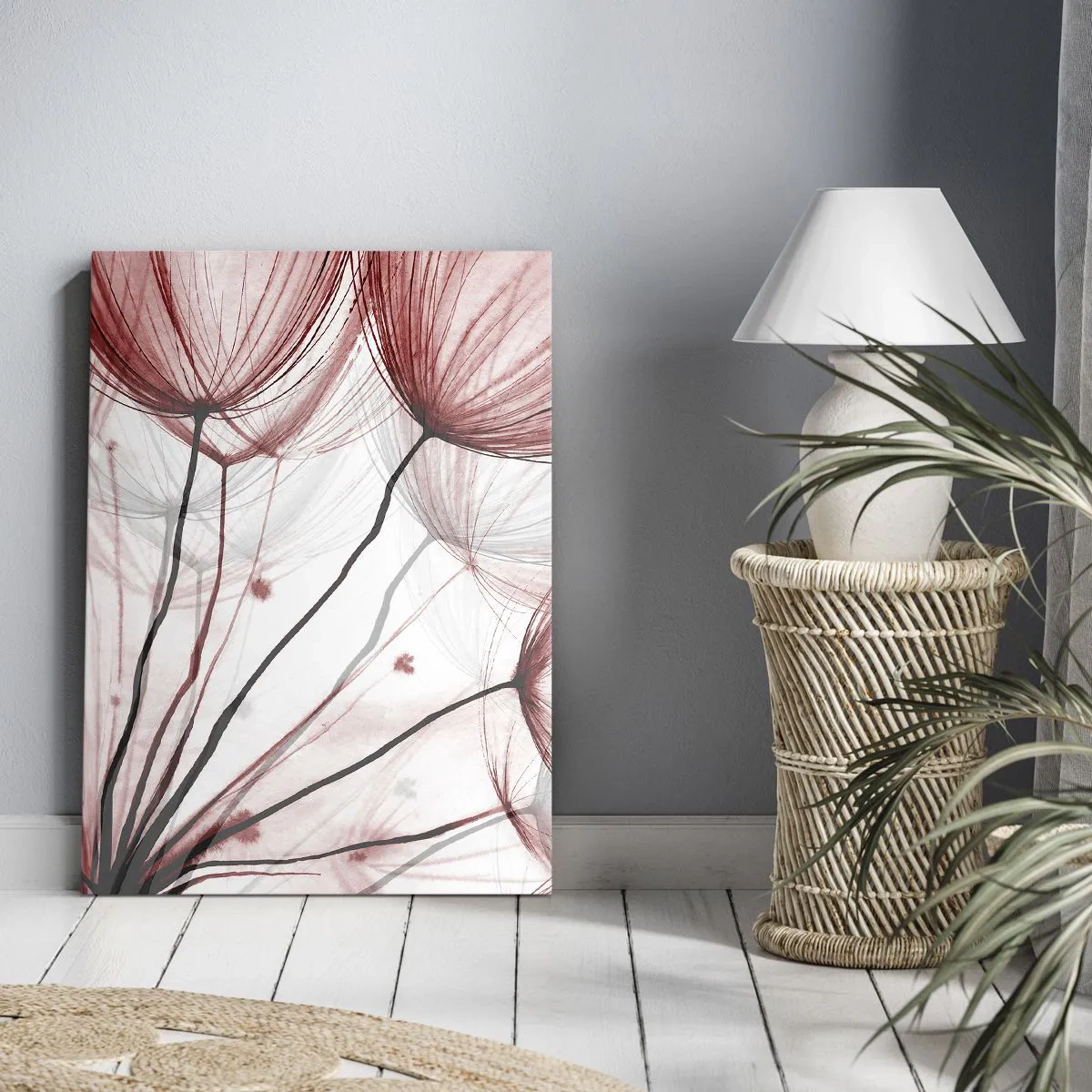 Schilderen op canvas - Vóór het vertrek - 70x100 cm