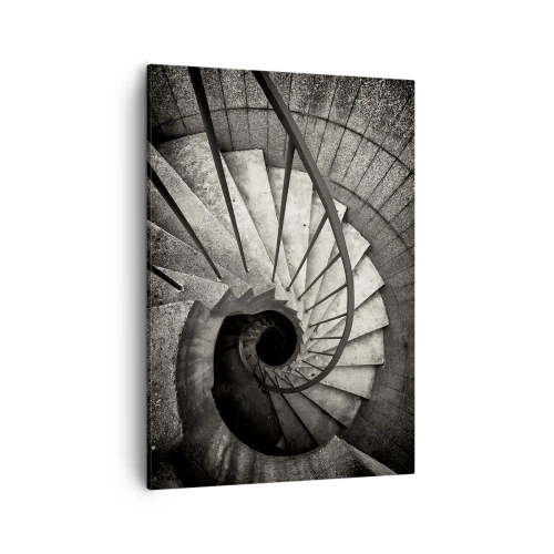 Schilderen op canvas - De trap op, de trap af - 50x70 cm