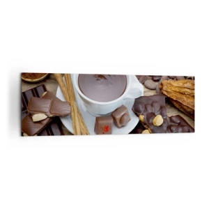 Schilderen op canvas - Uit een sprookjesachtige chocoladefabriek - 160x50 cm