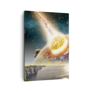 Schilderen op canvas - Kosmisch drama - 50x70 cm