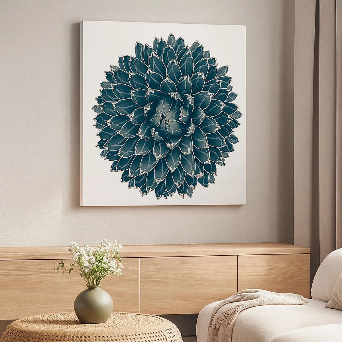 Schilderen op canvas - De ster van de woestijn - 30x30 cm