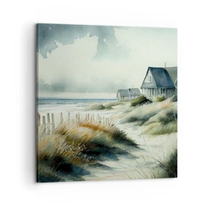 Schilderen op canvas - Weg van de drukte - 60x60 cm