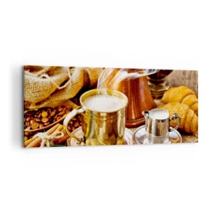 Schilderen op canvas - Prettige dag! - 100x40 cm