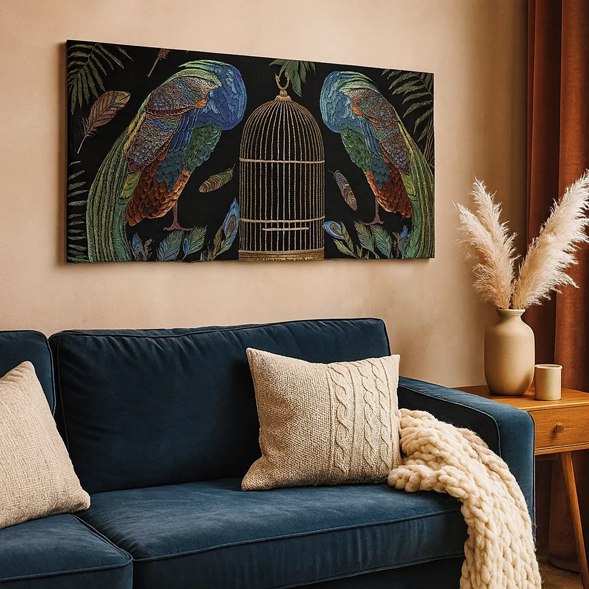 Schilderen op canvas - In koninklijke gewaden - 30x30 cm