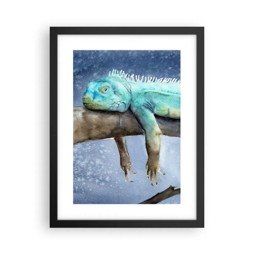 Poster in een zwarte lijst - Het is goed! - 30x40 cm
