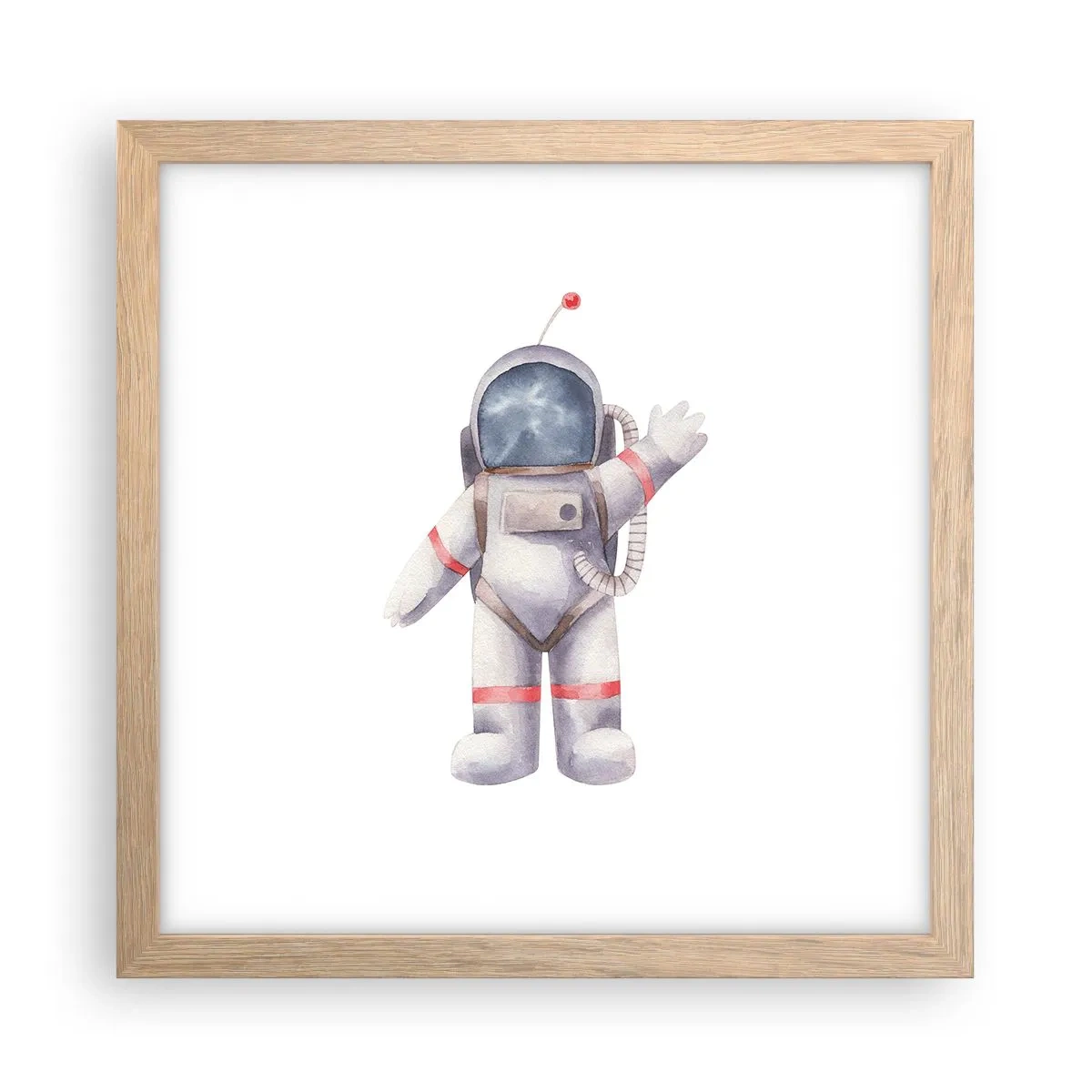 Een poster in een licht eiken lijst - Tot ziens! - 30x30 cm