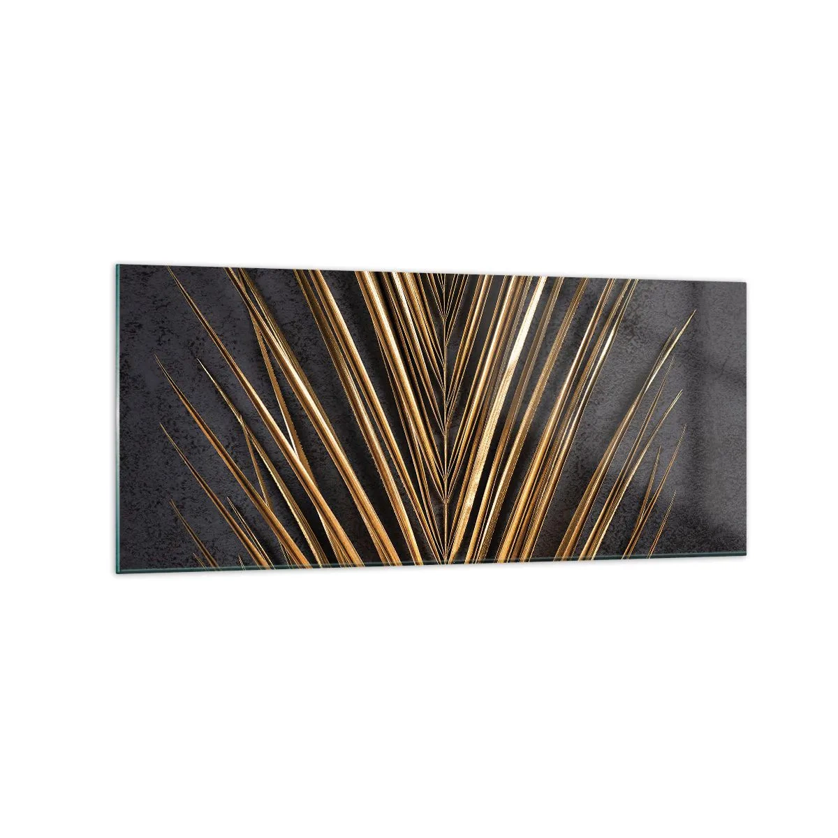 Schilderen op glas - Het goud van de tropen - 120x50 cm