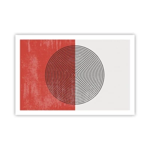 Poster - Op de kop geslagen - 91x61 cm