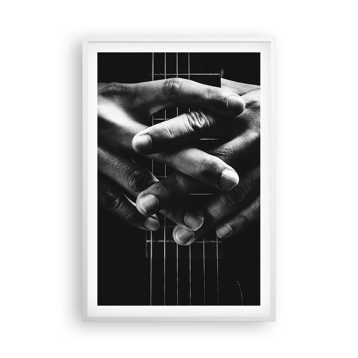 Poster in een witte lijst - Gebed van de kunstenaar - 61x91 cm