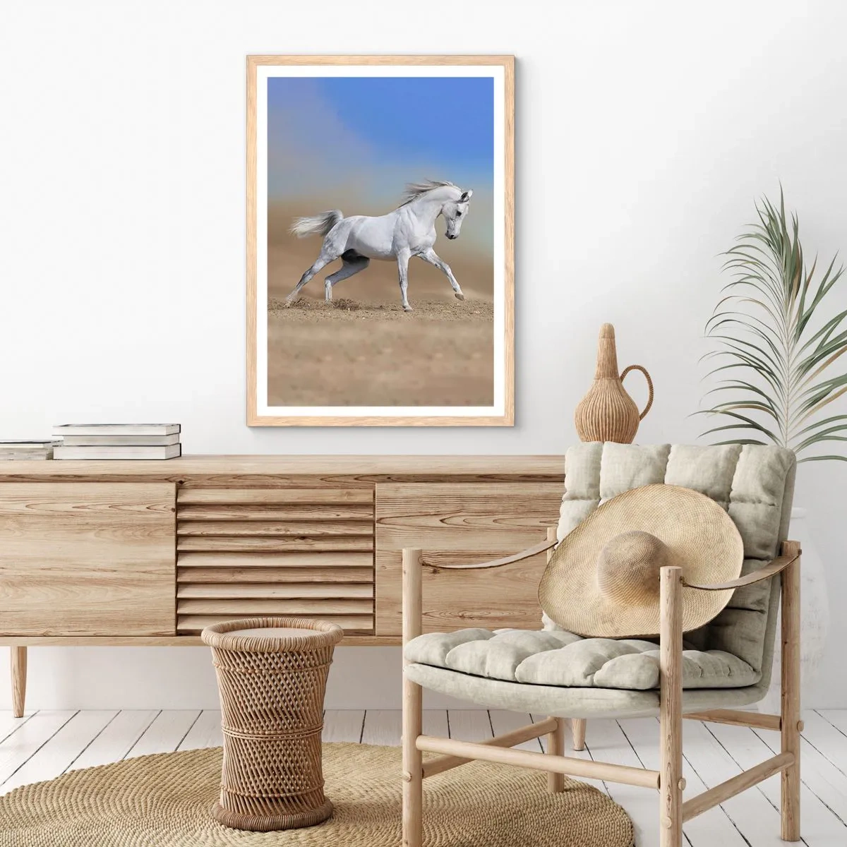 Een poster in een licht eiken lijst - Het mooiste Arabische sprookje - 30x40 cm