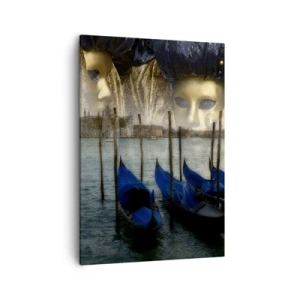 Schilderen op canvas - Het is tijd om het carnaval te beginnen - 50x70 cm