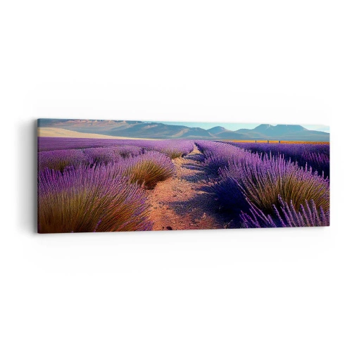 Schilderen op canvas - Geurige velden - 90x30 cm