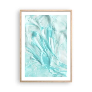 Een poster in een licht eiken lijst - Voor altijd samen - 50x70 cm