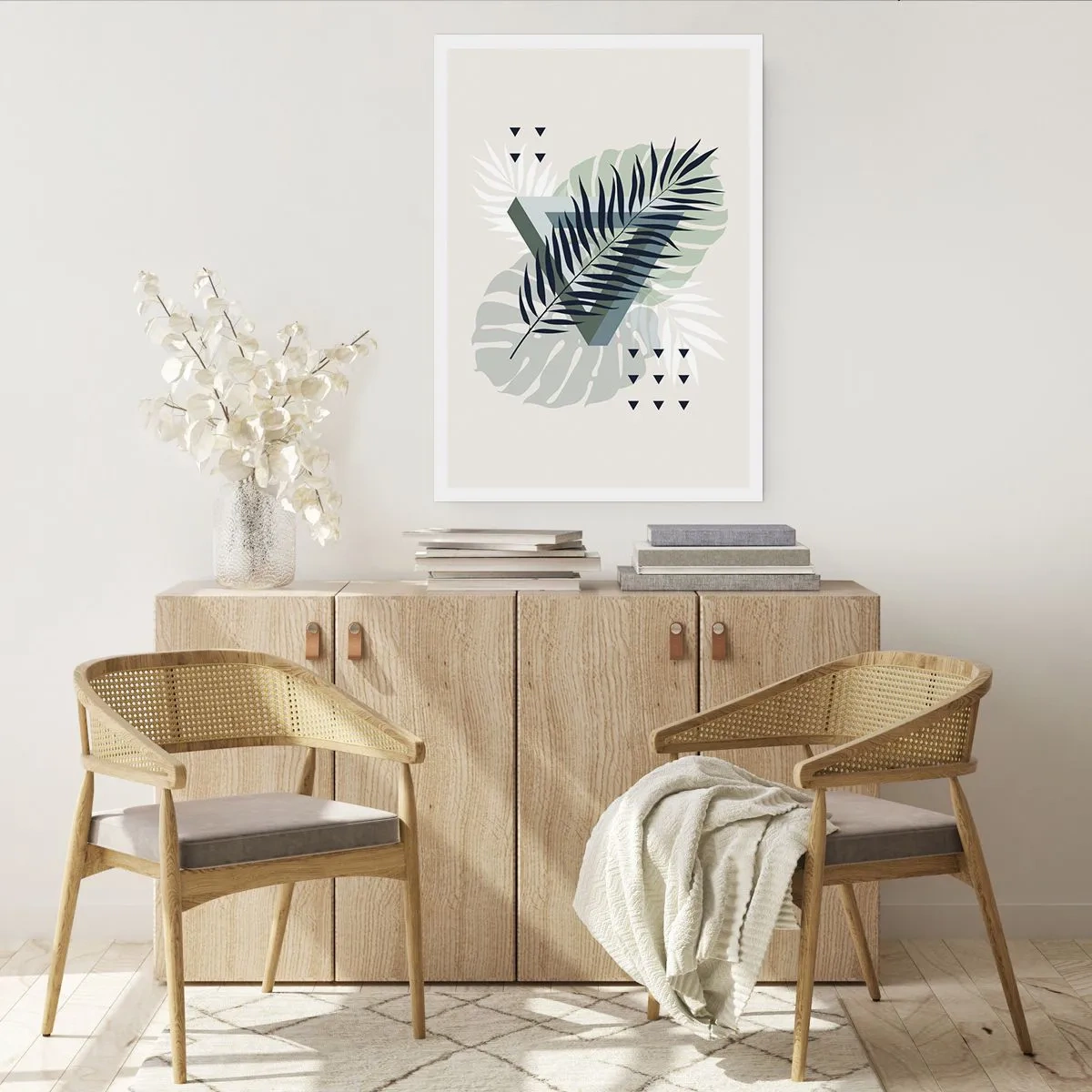 Poster - Natuur en geometrie - twee orden? - 30x40 cm
