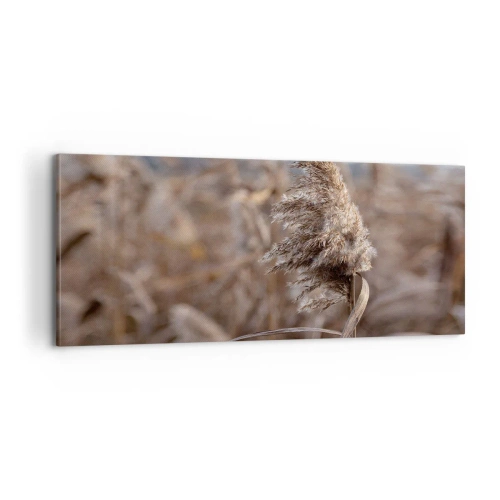 Schilderen op canvas - Tijd om met de wind mee te gaan - 100x40 cm