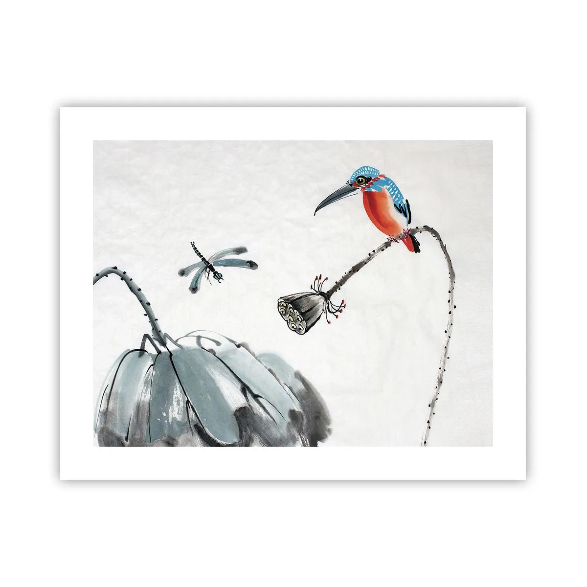 Poster - Het leven van de weide - 50x40 cm