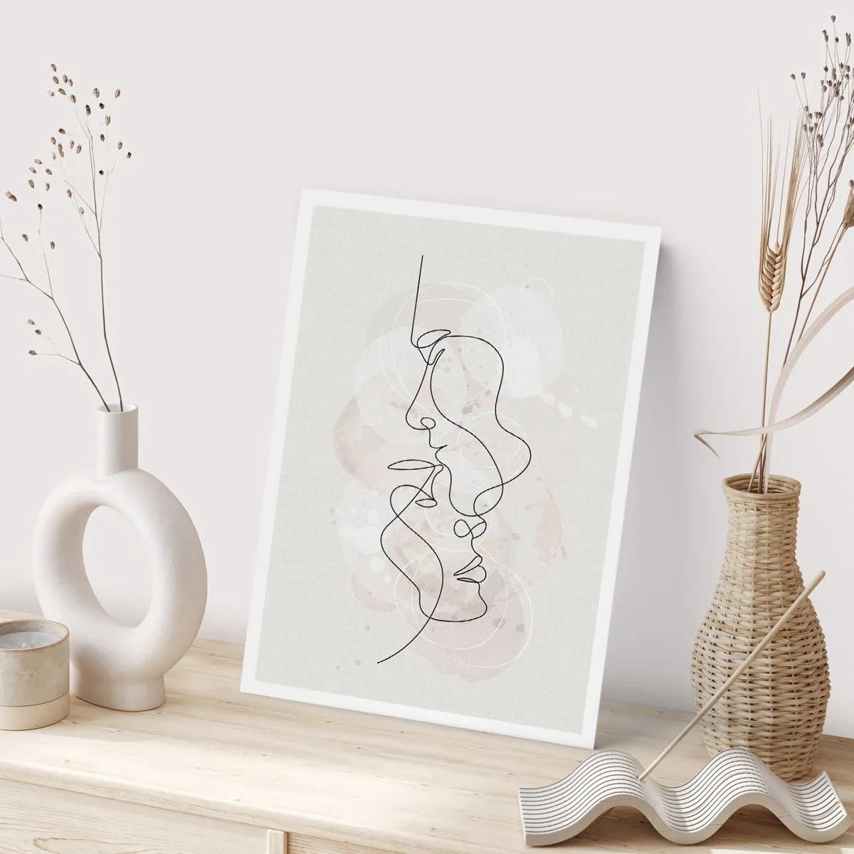Poster - Verstrikt in een omhelzing - 61x91 cm