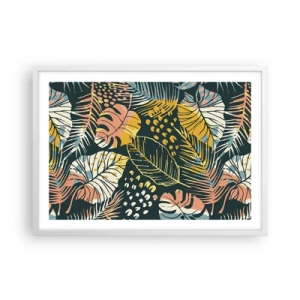 Poster in een witte lijst - Lommerrijke fantasie - 70x50 cm