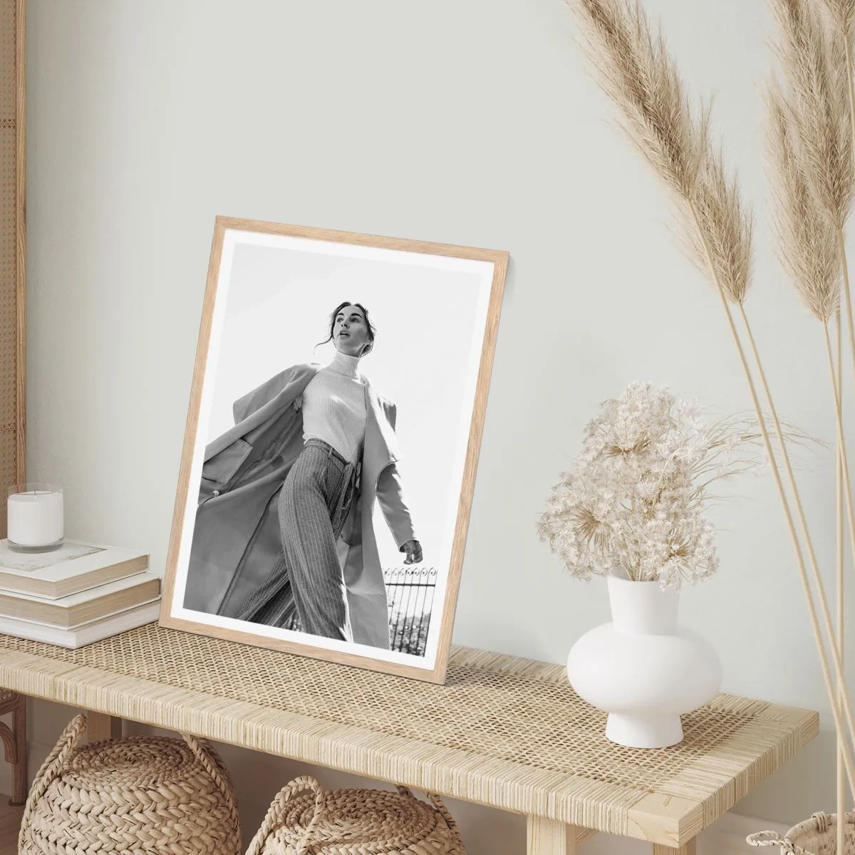 Een poster in een licht eiken lijst - Ga je mee? - 61x91 cm