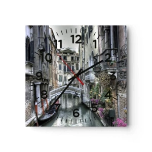 Wandklok - Klok - Eeuwenlang in stille reflectie - 30x30 cm