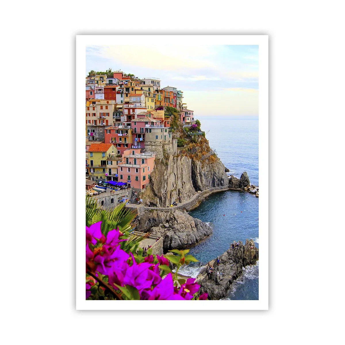 Poster - Lachende stad - 70x100 cm