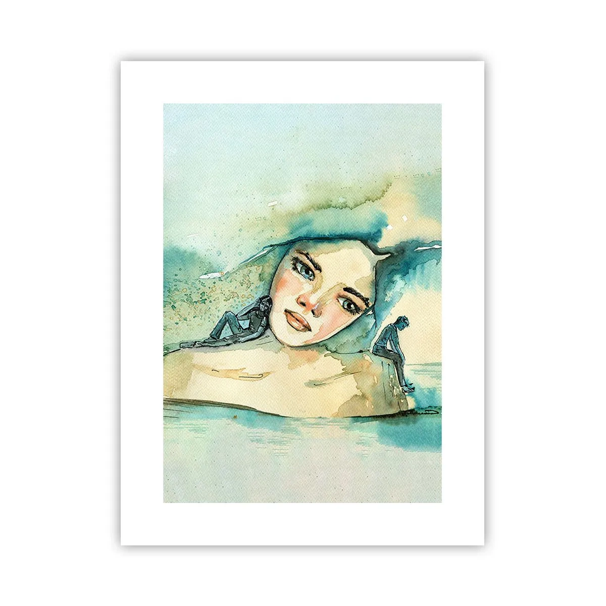 Poster - Ben ik blauw? - 30x40 cm