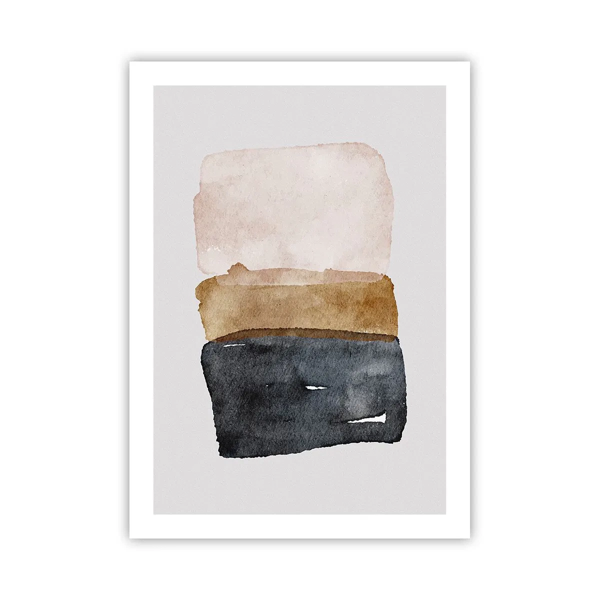 Poster - De samenstelling van de kleuren van de aarde - 50x70 cm