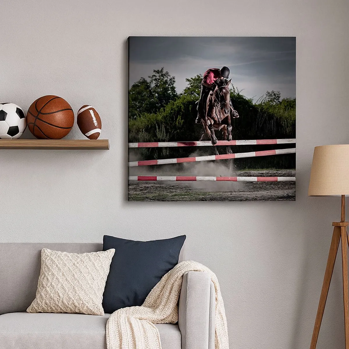 Schilderen op canvas - Samen naar de overwinning - 30x30 cm