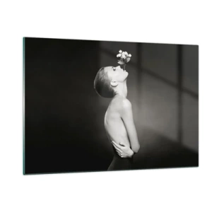Schilderen op glas - Excentrieke elegantie - 120x80 cm