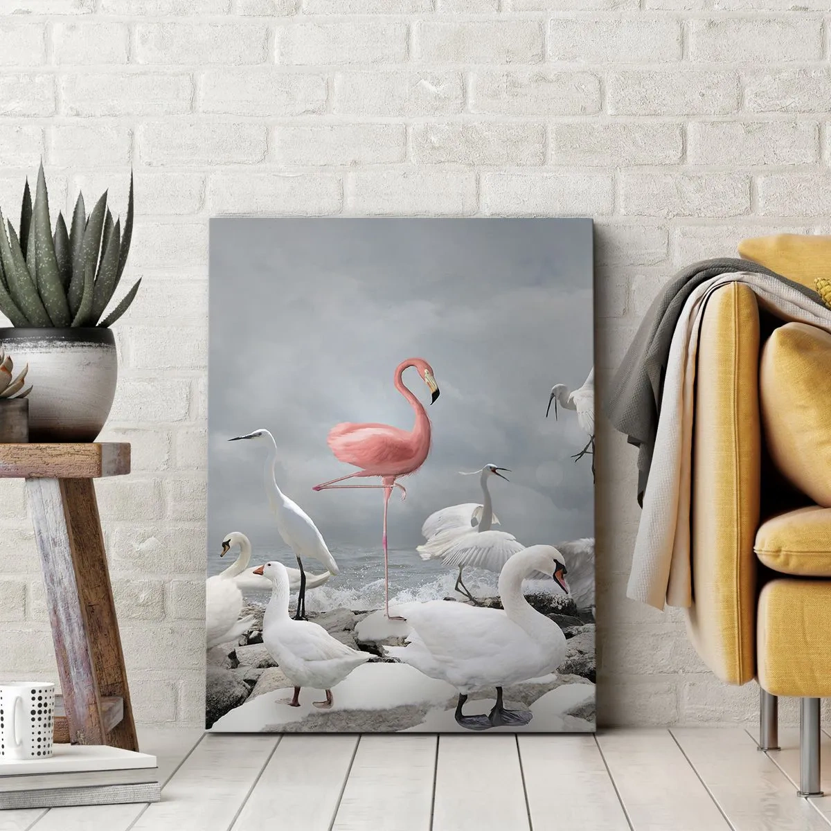 Schilderen op canvas - Hoe ben ik hier terecht gekomen? - 50x70 cm