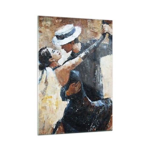 Schilderen op glas - A la Rudolf Valentino - 50x70 cm