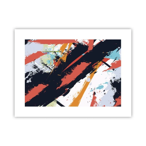 Poster - Dynamische compositie - 40x30 cm
