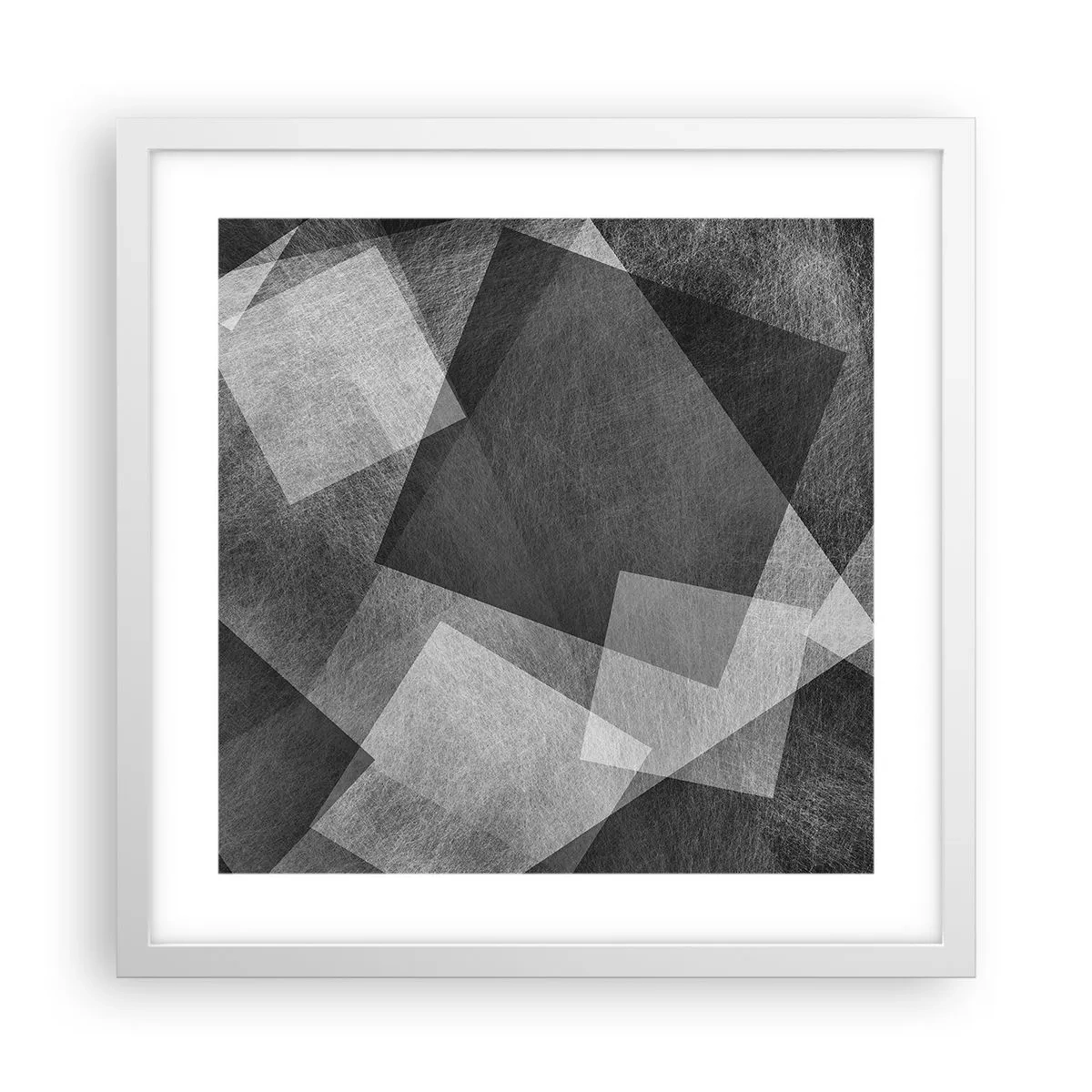 Poster in een witte lijst - Het eeuwige symbool van duurzaamheid en orde - 40x40 cm