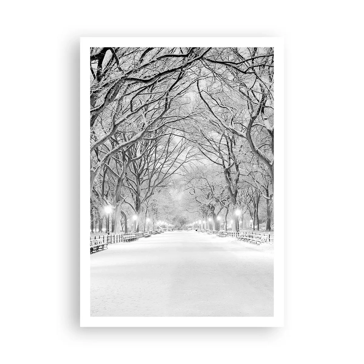 Poster - Vier seizoenen - winter - 70x100 cm