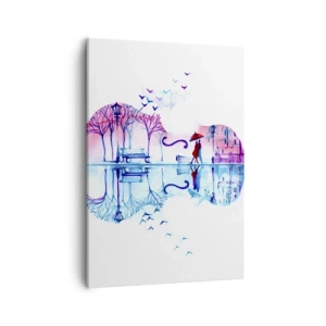 Schilderen op canvas - Ik zal je wat regencantussen brengen - 50x70 cm