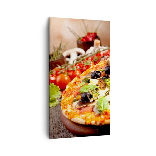 Schilderen op canvas - Van de tellurische ingrediënten - 45x80 cm