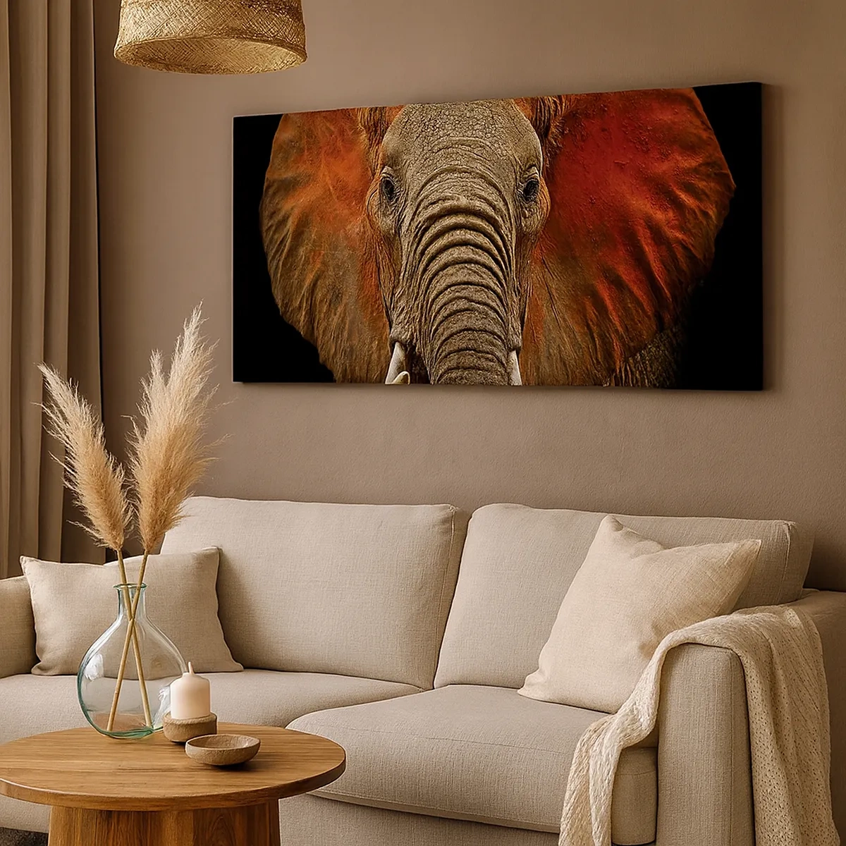 Schilderen op canvas - Ik ben wild, en jij? - 30x30 cm