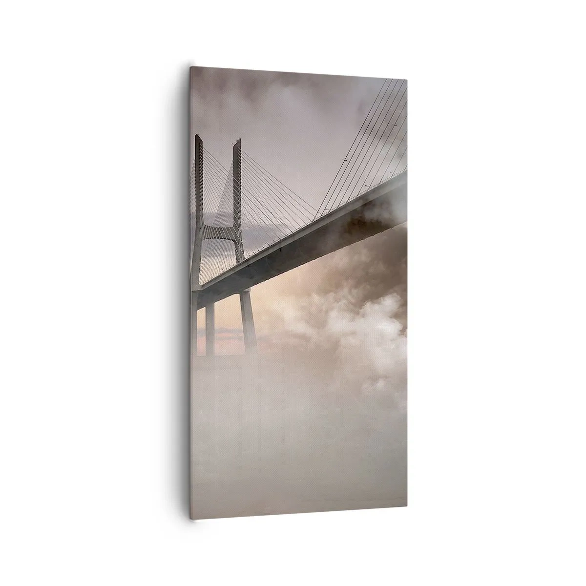 Schilderen op canvas - Bij de rivier die niet bestaat - 65x120 cm