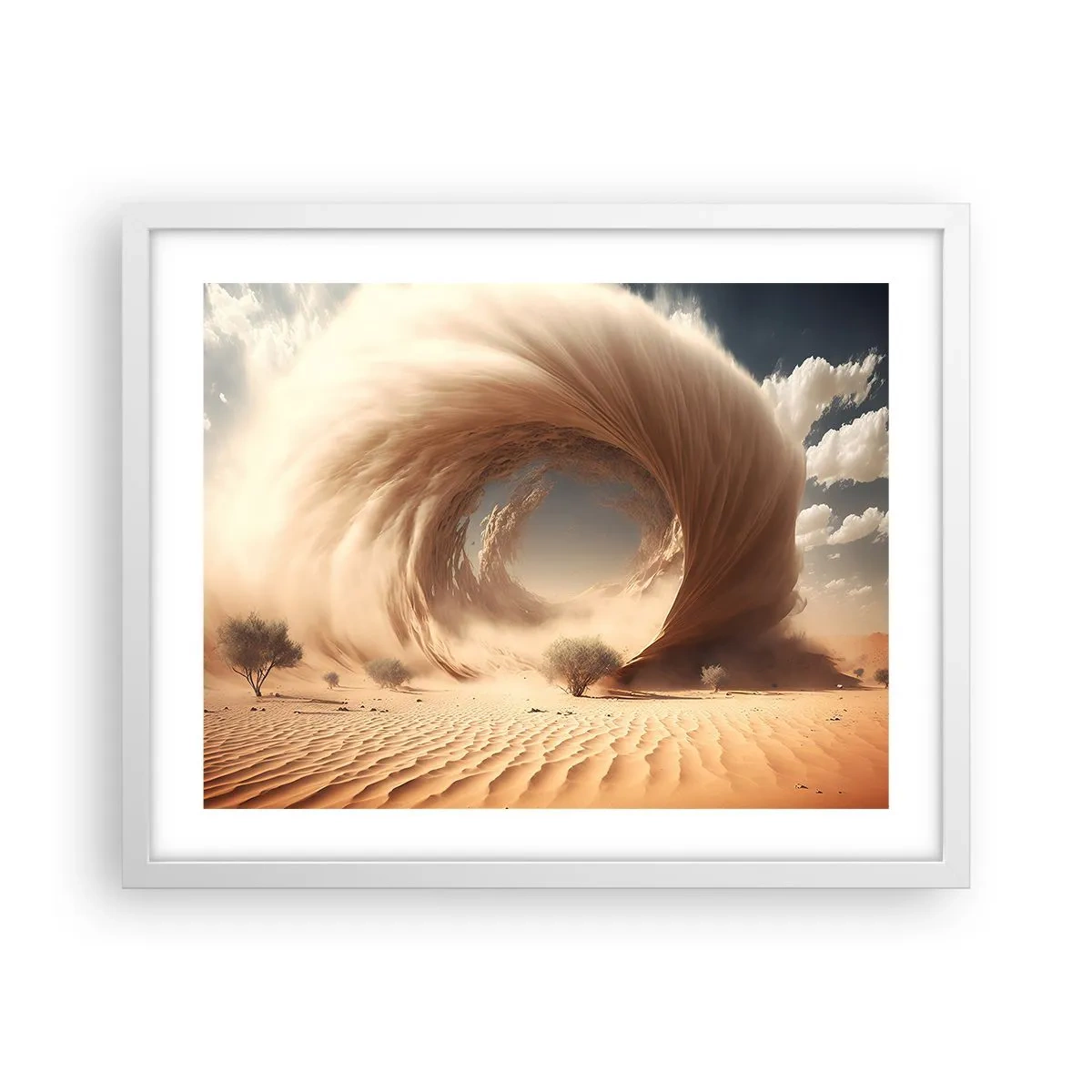 Poster in een witte lijst - Open portaal - 50x40 cm