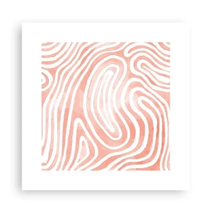 Poster - In het koraallabyrint - 30x30 cm